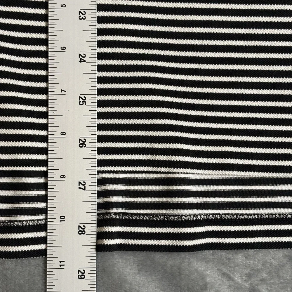 Polo Golf Ralph Lauren Short Sleeve Polo Black‎ And White Stripes Size X-Large